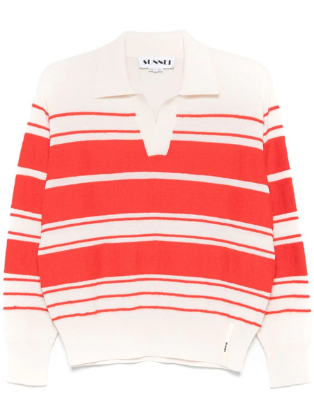  Sunnei Striped Sweater - Neutrals 