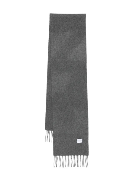  Sunspel Cashmere Fringed Scarf - Grey 