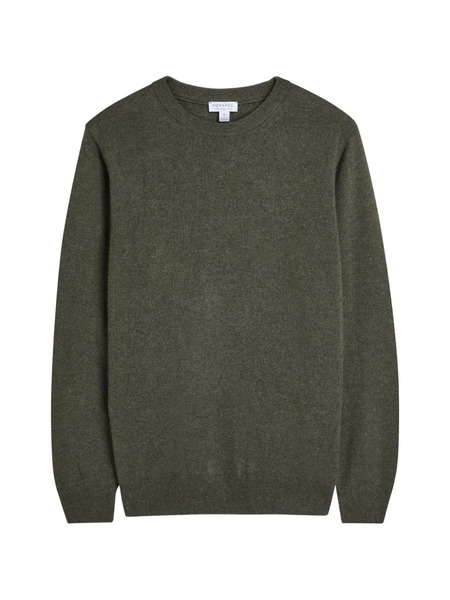  Sunspel Crew-neck Sweater - Green 