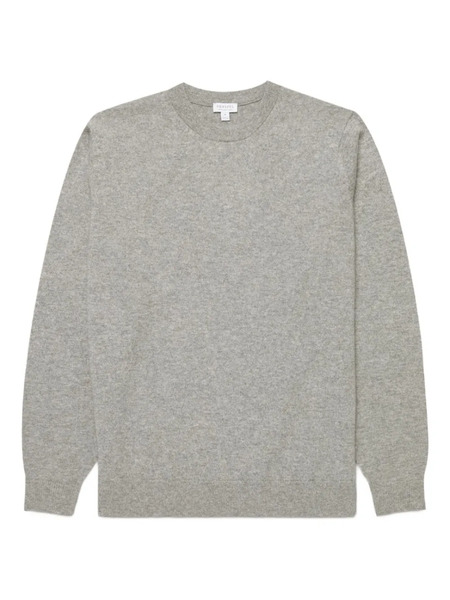  Sunspel Crew-neck Sweater - Grey 