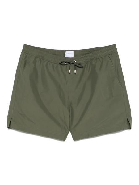  Sunspel Drawstring Swim Shorts - Green 