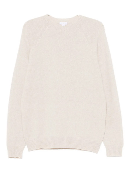  Sunspel Lambs-wool Jumper - Neutrals 