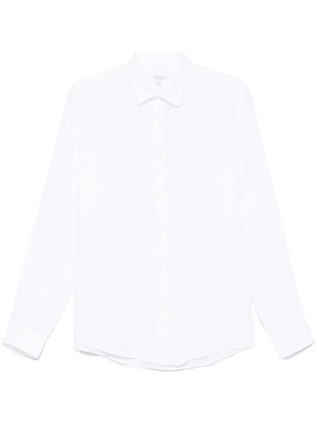  Sunspel Linen Shirt - White 