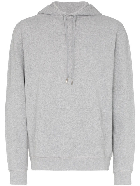  Sunspel Overhead Loopback Hoodie - Grey 