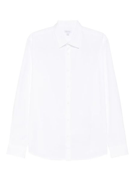  Sunspel Oxford Shirt - White 