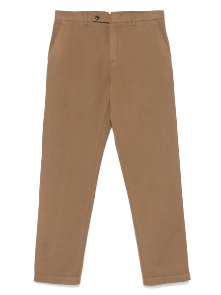  Sunspel Slub-texture Trousers - Brown 