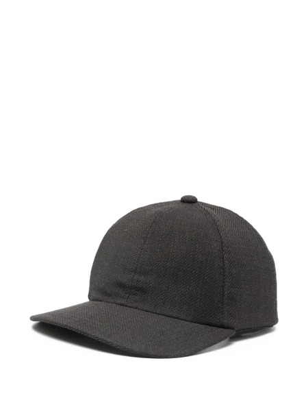  Sunspel Wool Baseball Hat - Brown 
