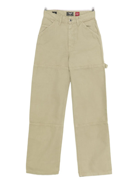  Superdry Logo-patch Trousers - Green 