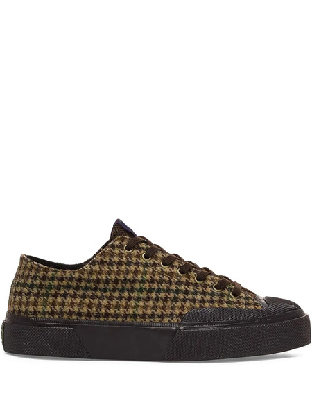  Superga 2432 Houndstooth Wool Sneakers - Brown 