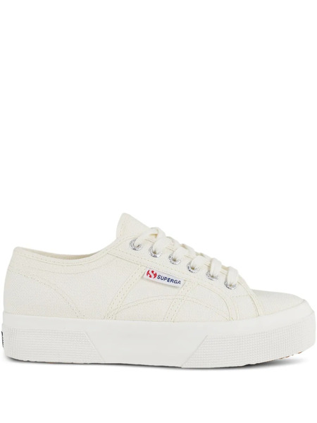  Superga Logo-patch Sneakers - White 