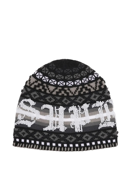  Supreme Beaded Beanie Hat - Black 