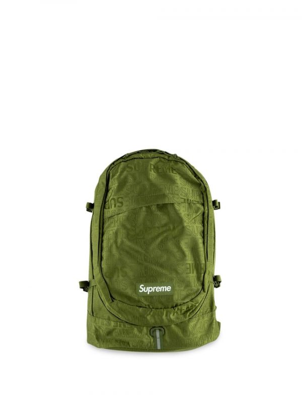 Supreme Box Logo Backpack - Green 