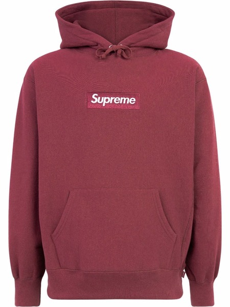  Supreme Box Logo Hoodie fw 21 Sneakers - Red 