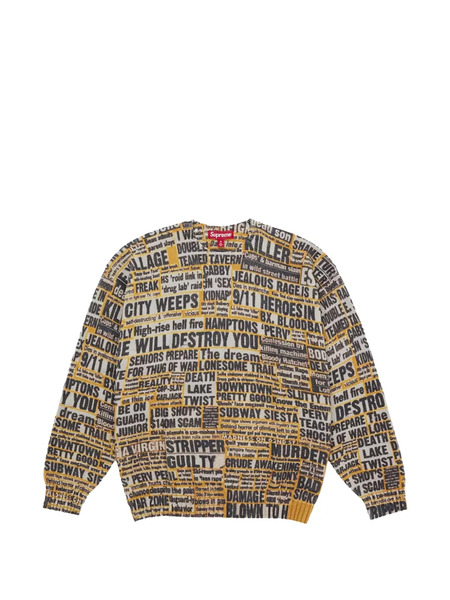  Supreme Dash Snow Sweater - Orange 