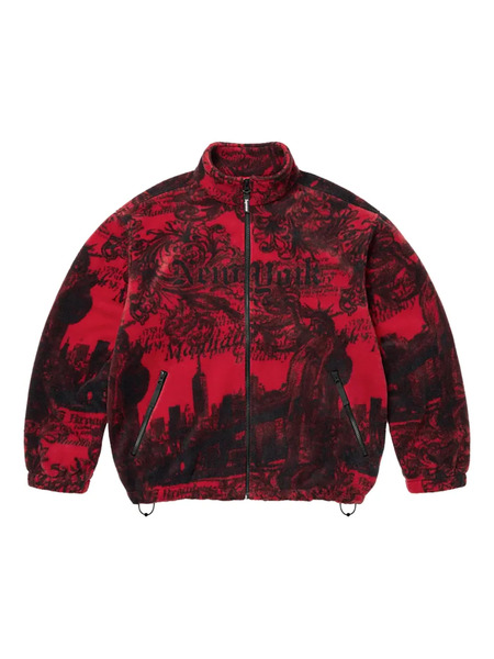  Supreme Fleece Jacket - Red 