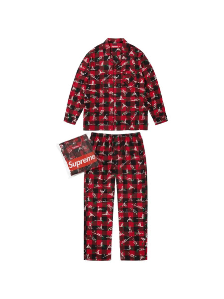  Supreme Hanes Holiday Pyjama Set - Red 