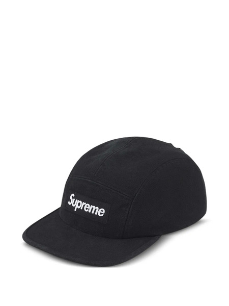  Supreme Logo-patch Baseball Cap - Black 