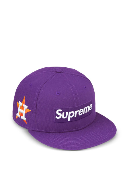  Supreme Mlb Teams Box Logo Cap - Purple 