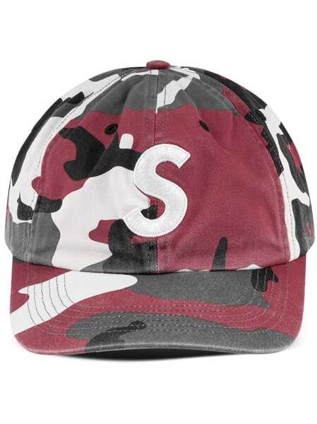  Supreme Pigment-print 6-panel Cap - Red 