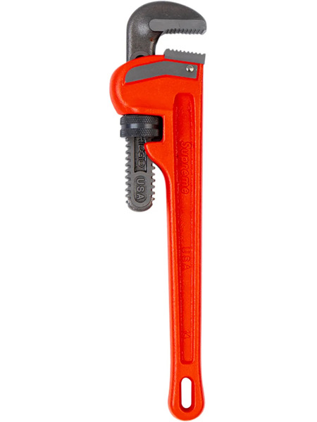 Supreme Ridgid Pipe Wrench - Red 