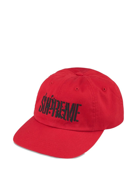  Supreme Splatter 6-panel Baseball Cap - Red 