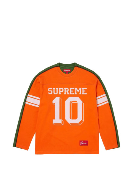  Supreme Split Long-sleeved Sweater - Orange 