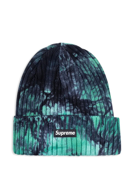  Supreme ss 24 Splatter Green Overdyed Beanie 