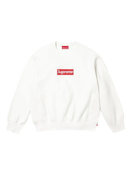  Supreme Washed Box Logo ss 25 - White Sweatshirt 