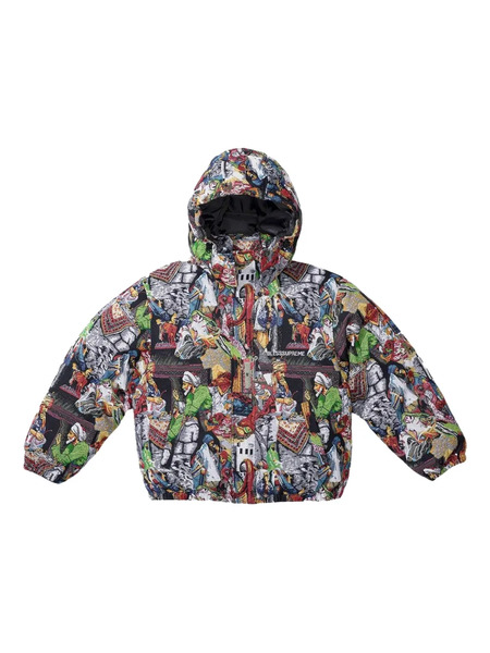  Supreme X Bless Tapestry Puffer Jacket - Black 