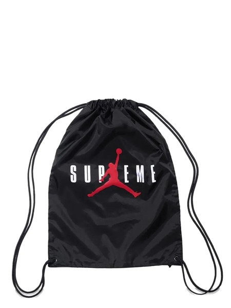  Supreme X Jordan Drawstring Backpack - Black 
