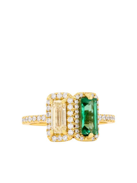  Suzanne Kalan 18k Yellow Gold Multi-stone Ring 
