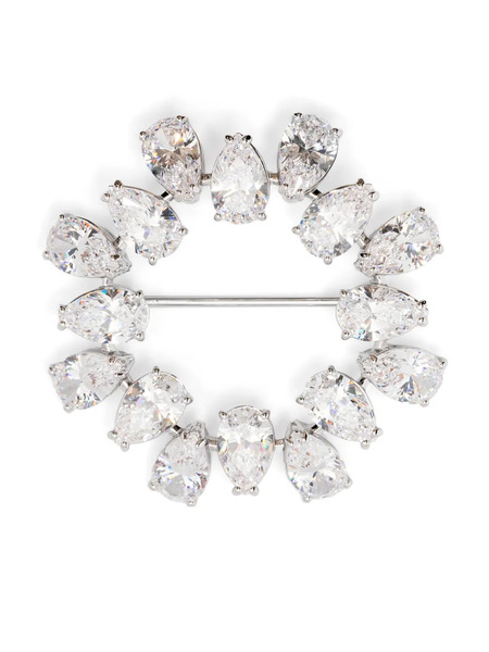  Swarovski Matrix Brooch - Silver 