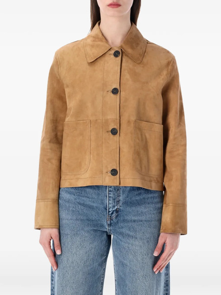  Sword Buttoned Cropped Jacket - Neutrals 
