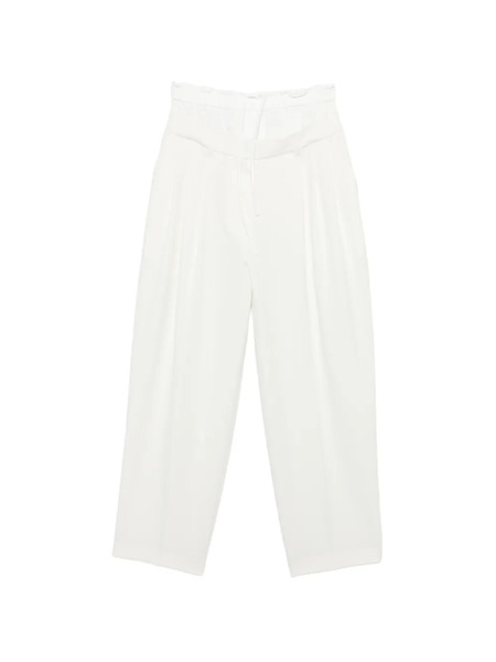  System Belt-loop Drawstring Trousers - Neutrals 