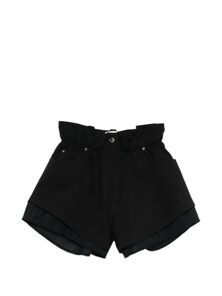  System Belt-loop Pocket Shorts - Black 