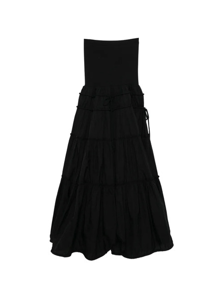 System Drawstring Midi Skirt - Black 