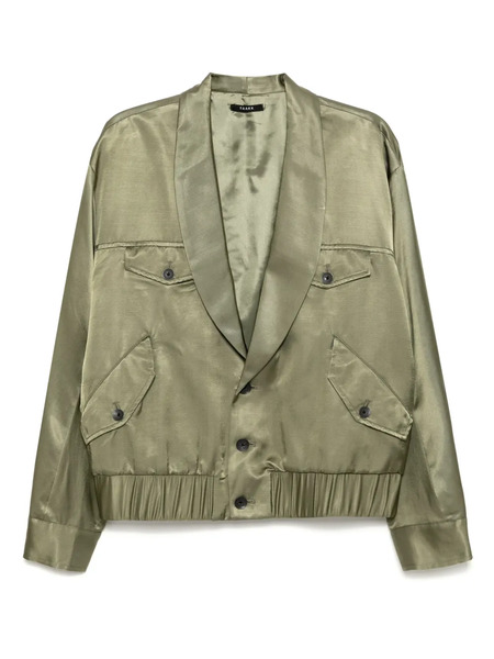  Taakk Button-up Bomber Jacket - Green 