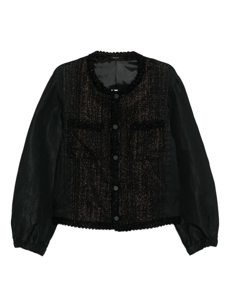  Taakk Glitter-tweed Jacket - Brown 