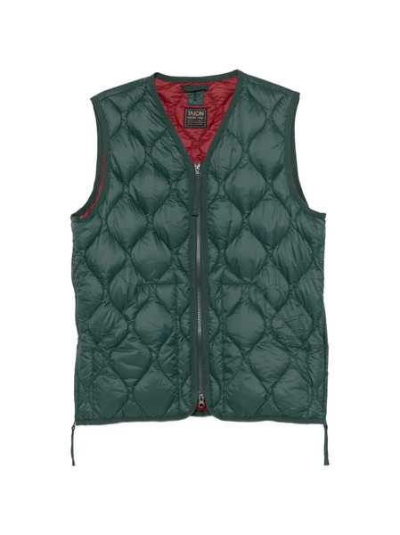  Taion V-neck Gilet - Green 