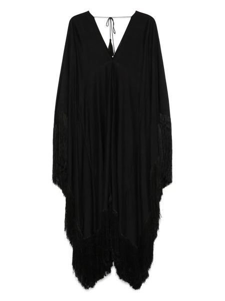  Taller Marmo Fringed Maxi Dress - Black 