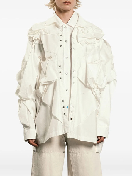  Tanaka Layered-ruffles Shirt - White 