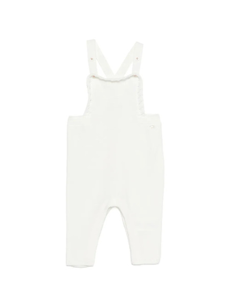  Tartine Et Chocolat Ruffled Romper - Neutrals 