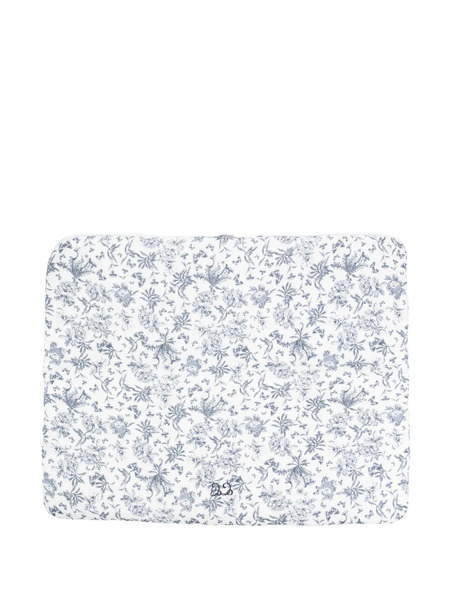  Tartine Et Chocolat Toile De Jouy-print Blanket - Blue 