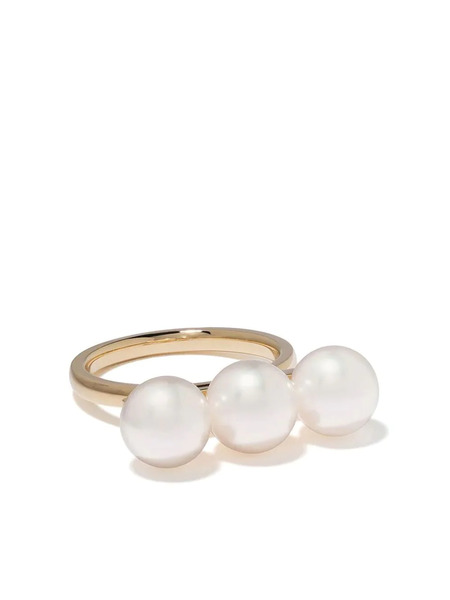  Tasaki 18kt Yellow Gold Collection Line Balance Neo Ring 