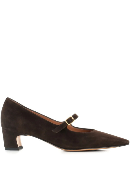  Tassinari Buckle-strap Pointed-toe Pumps - Brown 