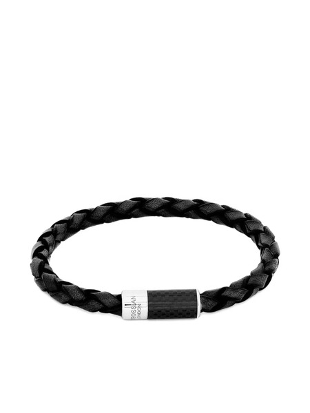  Tateossian Braided Bracelet - Black 