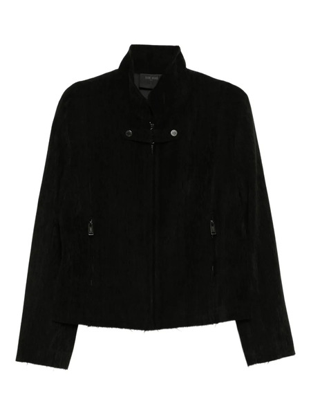  Team Wang Design Corduroy Raw-edge Jacket - Black 