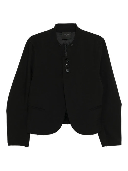  Team Wang Design Stand-collar Blazer - Black 