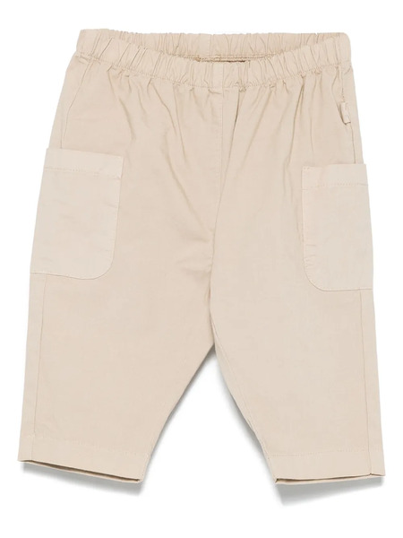  Teddy & Minou Elasticated-waist Trousers - Neutrals 