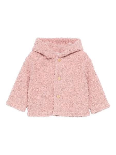  Teddy & Minou Fleece Hooded Jacket - Pink 